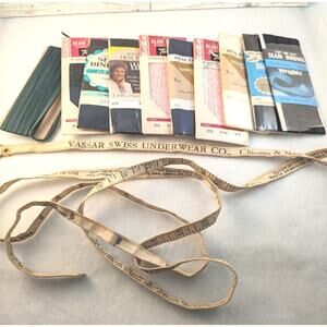 Vintage sewing Notions Tape Measure From The Famous Vassar Swiss underwear Co +